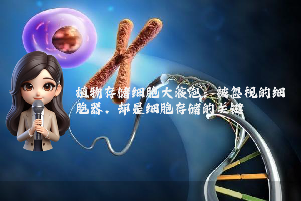 植物存储细胞大液泡：被忽视的细胞器，却是细胞存储的关键