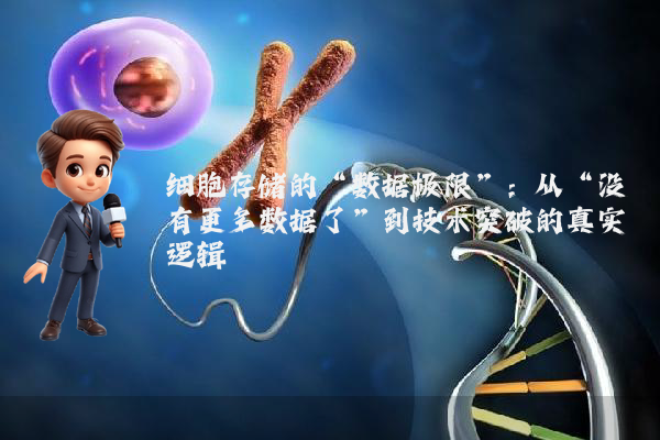 细胞存储的“数据极限”：从“没有更多数据了”到技术突破的真实逻辑