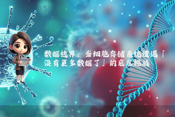 数据边界：当细胞存储系统遭遇「没有更多数据了」的底层挑战